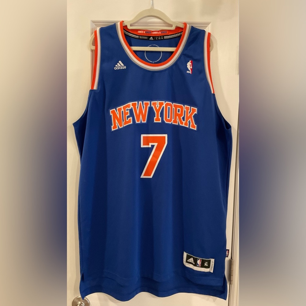 Adidas Men's Carmelo Anthony New York Knicks #7 NBA Swingman Jersey